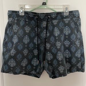 Paisley patterned Blue beach shorts by Cotton On